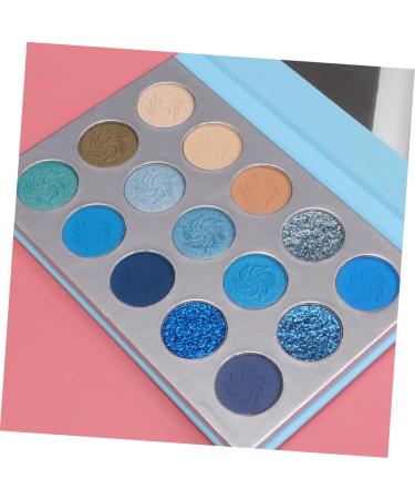 DRESSOOS Makeup Palette 15 Woman Eyeshadow Compact Eyeshadow Palette Colorful Eyeshadow Powder Four Seasons Makeup Miss 1 count (Pack of 1) Blue - Buy Online on GoSupps.com