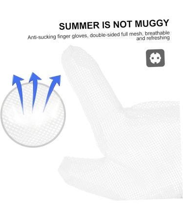 FRCOLOR 1 Pair Anti-eating Gloves Anti Scratching Gloves Stop Nail Biting Necessities Boy Finger Sucking Guard Newborn Thumb Sucking Glove Weaning Mittens Essentials Girl Nylon Baby White - Buy Online on GoSupps.com