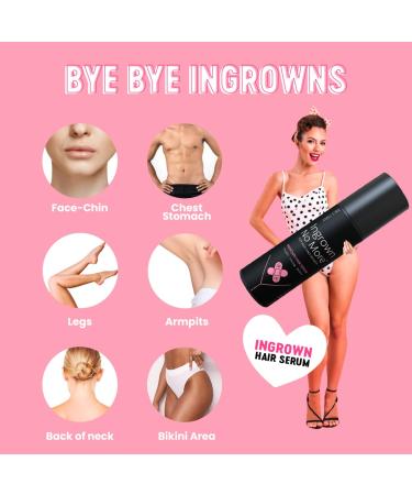Miss Cire Ingrown Hair Prevention Serum - Effective Treatment for Razor Bumps Dark Spots & Ingrown Hairs - Ideal for Men & Women After Waxing or Shaving - Buy Online on GoSupps.com