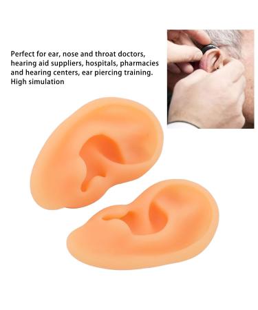 ZJchao 2-Pack Soft Silicone Ear Models for Acupuncture Training | Flexible Ear Anatomy for Doctors & Hospitals - International Shipping Available - Buy Online on GoSupps.com