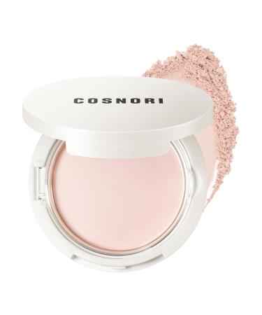 COSNORI Blossom Finish Powder Pact Vegan Oil Control Pact Long Lasting Makeup fixing and Tone-up Pressed Finishing Powder Rice Bran Cherry Blossom and Chamomile Extract 0.3oz (8.5g)