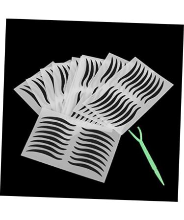 POPETPOP Black Eyelid Tape 240 Pairs Black Eyeliner Sticker Reusable Eyelid Stickers Cat Eye Eyeliner Stickers Black Out Stickers Makeup Stickers Waterproof Eyelid Tape Smoky Double Eyelid - Buy Online on GoSupps.com