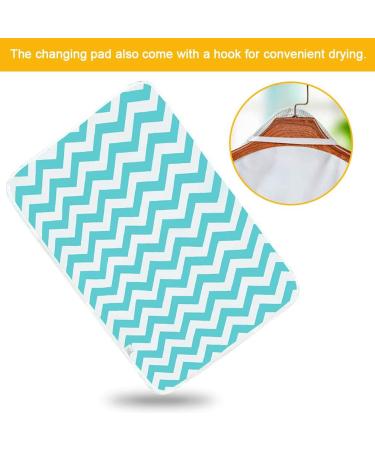 2 Pcs ALBOYI Waterproof Diaper Changing Pad Set - Reusable Nappy Mat for Home and Outdoor - Grey/Green - Buy Online on GoSupps.com