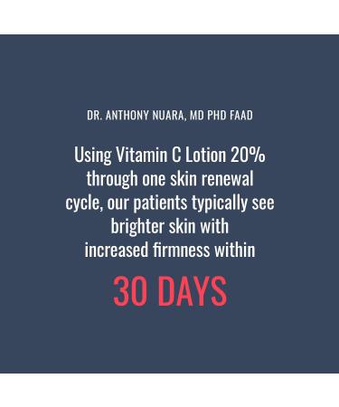 Vitamin C Face Cream 20% - Brightening Moisturizer for Men & Women | Ascorbic Acid & Vitamin E | 1 Fl Oz - Buy Online on GoSupps.com