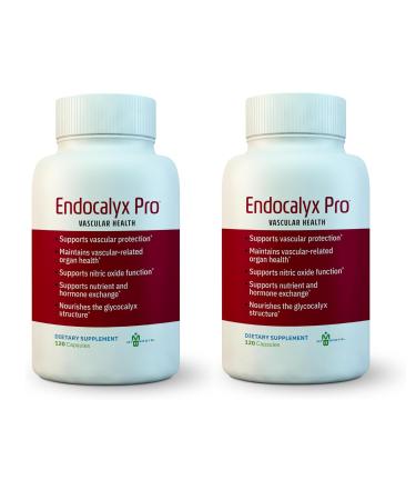 Endocalyx Pro - Vascular & Microcirculation Health Supplement 120 Capsules | Support Vascular Protection | Support Nitric Oxide Functions | Nourishes The Glycocalyx Structure
