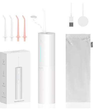 Bigsmile Cordless Water Flosser Powerful Oral Irrigator for Healthy Gums Braces and Bad Breath - Portable & White - Buy Online on GoSupps.com