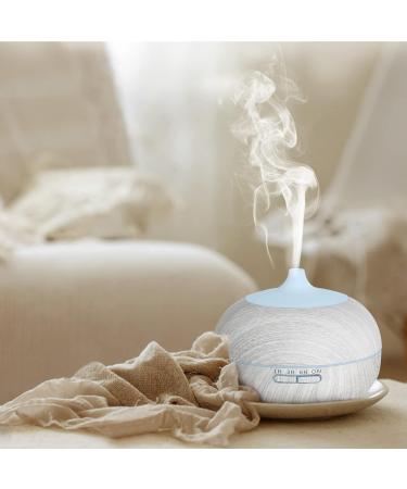 Buy Hianjoo 500ml Aroma Diffuser - Ultra Quiet Humidifier with LED Light Timer for Bedroom & Yoga - International Shipping Available - Buy Online on GoSupps.com
