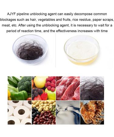 BOKIOESDE Clog Remover Fast Pipeline Purification And Deodorization Effectively Decomposing Organic Substances Such As Hair Oil - Buy Online on GoSupps.com
