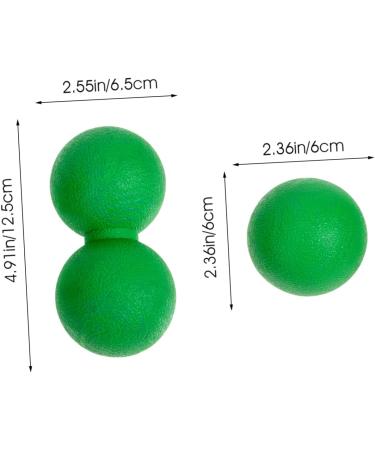 Healeeved Fascia Ball Massage Set - 3 Planar Fasciitis & Muscle Relaxation Massage Balls for Foot Shoulder & Neck | TPE Roller Device for Improved Wellness - Buy Online on GoSupps.com