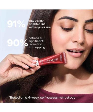 Earth Rhythm Lip Masque Lip Balm With Peptide Nourishes Smoothens Plumps & Hydrates Dry Chapped Lips For Women & Girls 10ml - Buy Online on GoSupps.com