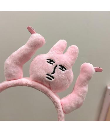 Headband For Hair Hairband Clip Grabs Hair Rabbit Stuffed Animal Toy | Hairband Clip Costume Headwear Headband Rabbit Set Plush Toy For Boys Girls Women Adults - Buy Online on GoSupps.com