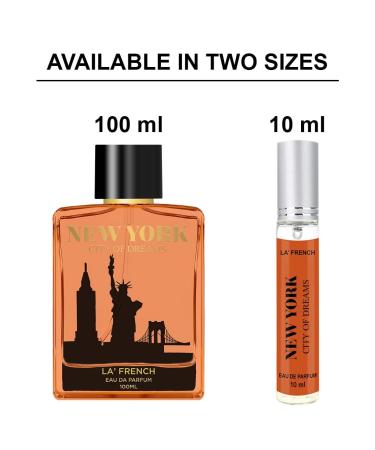 New York City of Dream Series | Eau De Parfum | Energetic Vibes of New York | Long Lasting Luxurious Scent | High Perfume Concentration | 10 ml Pocket Perfume for Men & Women (10 ml Pack of 1) - Buy Online on GoSupps.com