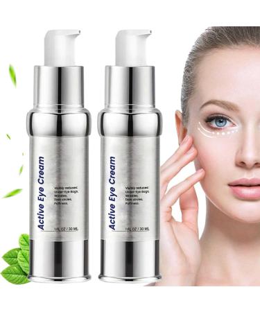 YUNFAN 2 Pieces Glozie Instant Eye Lift Instant Eye Lift Eye Bag Eraser Anti-Aging Eye Cream Eye Lift Smooth Wrinkles Tighten Skin Brighten the Complexion Eye Wrinkle Cream for Women