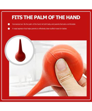 KALLORY Globe Light Bulbs 6pcs Ear Syringe Nose Aspirator for Infant Nose Sucker Nasal Aspirator for Baby Baby Bulb Syringe Red Light Bulb - Buy Online on GoSupps.com