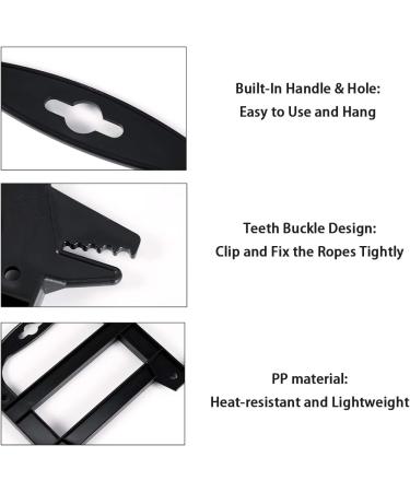 5 Pieces Black Paracord Winder - Tangle-Free Cord Keeper Organizer Tool for Parachute Rope - Buy Online on GoSupps.com