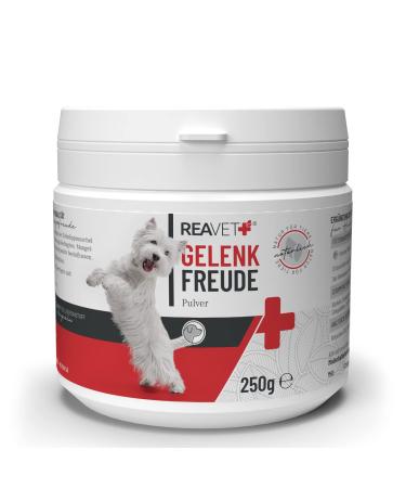 ReaVET Joint Powder for Dogs 250g - Natural joint complex mobility & vitality I after treated osteoarthritis, Green-lipped mussel powder, Devil's Claw