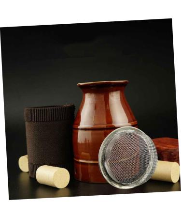 Beavorty 2-Pack Moxibustion Glass Cupping Canister - Ceramic Massage Pot for Soothing Moxa Therapy - Buy Online on GoSupps.com