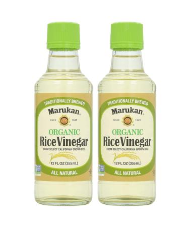 Marukan Organic Rice Vinegar (2 Pack, Total of 24fl.oz)