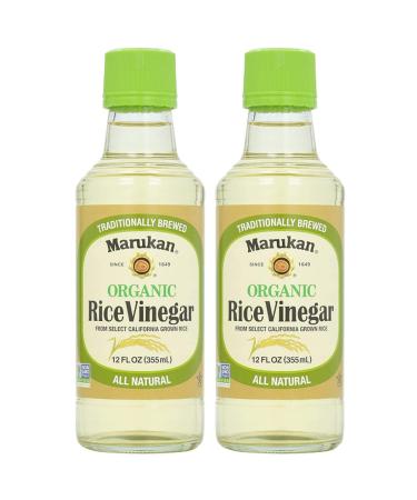 Marukan Organic Rice Vinegar (2 Pack, Total of 24fl.oz)