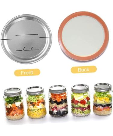 POPETPOP 150 Pcs Mason Jar Lids Metal Lid Mason Jar Caps Cover Tinplate Date Discs Mason Jar Accessories Jars Lids Mason Jar Supplies Mason Jar Sealing Lid Mason Jars Date Discs Split Tool Silverx5pcs 7X7X0.2CMx5pcs - Buy Online on GoSupps.com