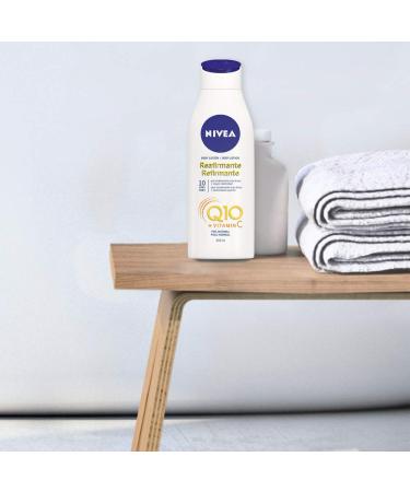 NIVEA Skin Firming Body Lotion with Q10 400 ml for Normal Skin | Hydrating & Tightening Moisturizer | International Shipping Available - Buy Online on GoSupps.com