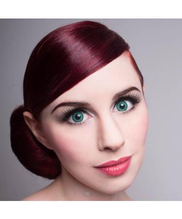 Buy Matlens EOS Green Colored Contact Lenses - 3.75 Dioptria Circle Lenses Includes Case & Care Solution - International Shipping Available - Buy Online on GoSupps.com