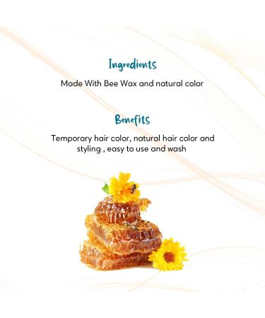 Vatika Naturals's Glam Me Coastal Teal Temporary Hair Colour - 6oz | Made With Bee Wax | Natural Hairstyle Colour | For Men & Women - Buy Online on GoSupps.com