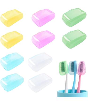 Premium Toothbrush Protective Covers - 10 PC Set | Travel & Home Use | Hygiene Essentials - Buy Online on GoSupps.com