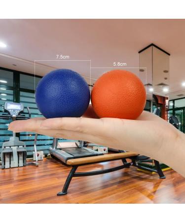 Uraqt Fascia Massage Ball Set - Hedgehog Balls for Muscle Relief | Blue & Orange - Buy Online on GoSupps.com