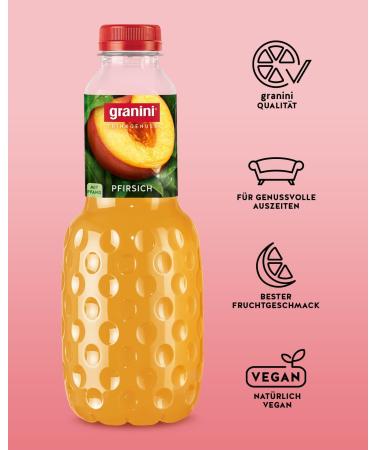  Granini granini Peach flavor nectar (6 x 1.0 l) - Buy Online on GoSupps.com