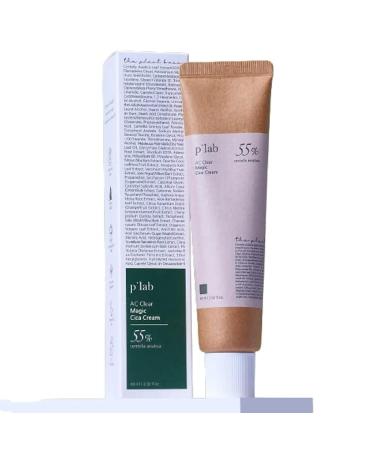 THE PLANT BASE AC Clear Magic Cica Cream 60ml / 2.02 Fl oz | CICA Facial cream | Centella asiatica 55% | Korean Skincare | Plant extracts base | Nutrition cream