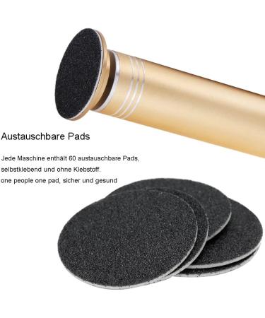 Professional Adjustable Speed Electrical Corneal Remover - Gold Foot Care Tool with 60s Replacement Pad for Smooth Feet - Buy Online on GoSupps.com