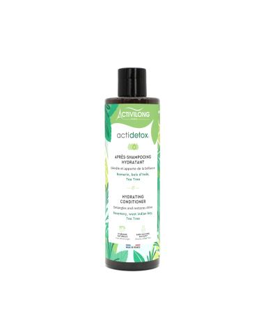 ACTIVILONG - Actidetox Moisturizing Conditioner - Detangles and Adds Shine - 97% Natural Ingredients - Made In France - 250ml