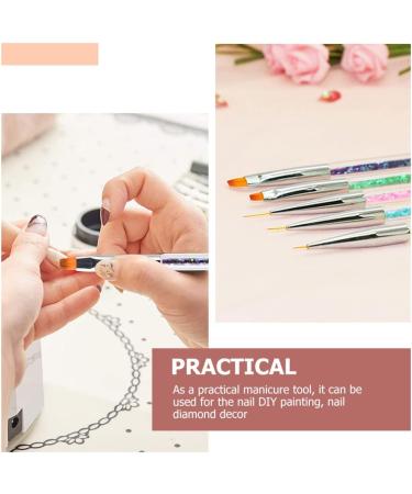 minkissy 5 Sets Nail Pen Household Tools Nail Art Liner Brush 2- Way Dotting Pens Nail Art Pen Nail Tech Accessories Nails Kits Polly Gel Portable Nail Abs Painting Pen Carved 3d - Buy Online on GoSupps.com