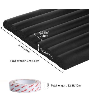 Baby Proofing Edge Guards Padding  14.7ft Extra Wide Edge Protectors with Adhesive 3M Tapes for Sharp Edge of Table  Desk(Black A-black - Buy Online on GoSupps.com