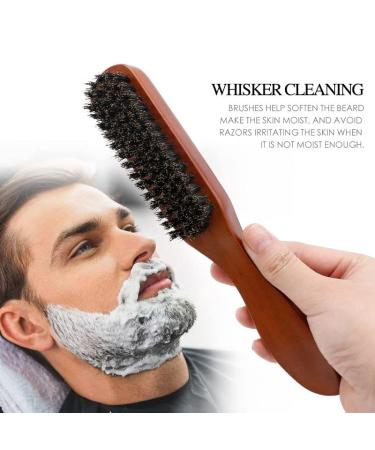 Generic Beard Brush for Men - Multi-Functional Styling Brush & Mustache Comb for All Hair Types - Buy Online on GoSupps.com