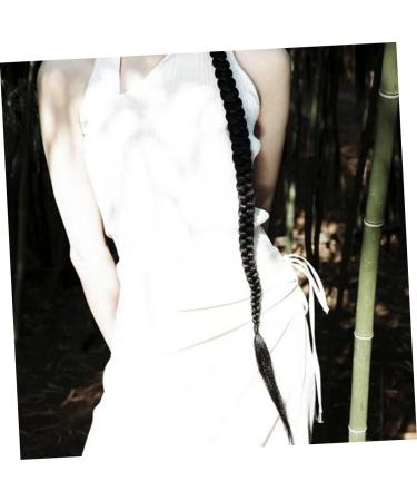 Beavorty braid wig ponytail braid extensions braided hairpiece braided hair extensions for women hairpieces for women braided with hair band braids material Miss strap Fashion 100X8CM Black - Buy Online on GoSupps.com