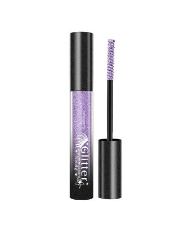 Mascara scintillant 1 5 ml Cils color s multicolores et imperm ables mascara volumateur et scintillant de couleur allong e et scintillante pour les f tes de mariage. (B One Size)