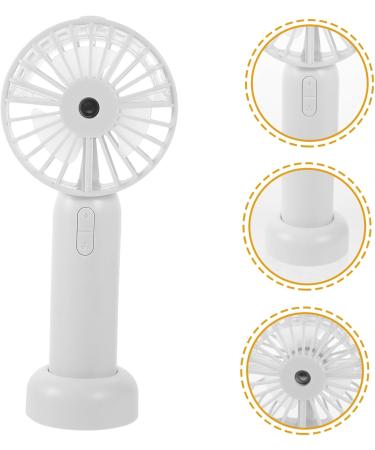 Yardenfun Fan Air Humidifier Face Mist Sprayer Heart Pillow Fluffy Handheld Portable Travel Humidifier Mini 17.50X7.50X4.00CM White - Buy Online on GoSupps.com