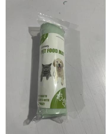 Coomazy Slipproof Pet Bowl Pad for Cats & Small Dogs - Silicone Lining Mat (45x26cm Green) - Buy Online on GoSupps.com