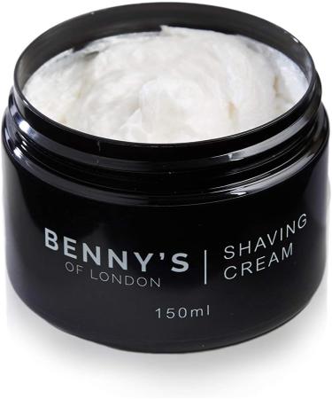 BENNY'S Shaving Cream | Light Refreshing Scent | Hydrates & Rejuvenates | Vegan | Made in The UK - Buy Online on GoSupps.com