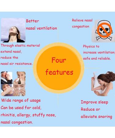 500 Pcs Upgraded Anti Snoring Nasal Strips | Large Breathe Better Nasal Pads 66x19mm - Buy Online on GoSupps.com