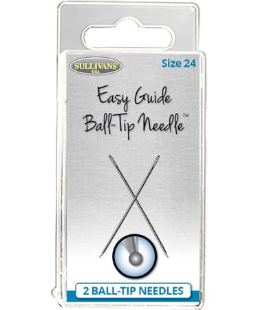 Sullivans USA Inc. 39869 Ball-Tip Needle Size 24 (40mm) - Premium Craft Needle - Buy Online on GoSupps.com