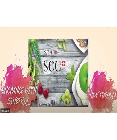 Superlife Colon Care Plus SCC+ Weight Loss Cleanse with Sinetrol, Amla Extract, Beet Root Powder & Slim Tea Detox - 1x15sct - Buy Online on GoSupps.com