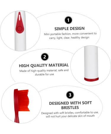 Ultechnovo Waterproof Electric Toothbrush Set - Oral Hygiene & Teeth Whitening - 1 Pack Red - Buy Online on GoSupps.com