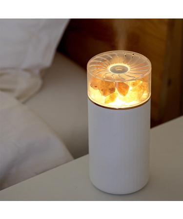 Essential Oil Diffuser | Aromatherapy & Humidifier | 2-in-1 LED Night Light with Pink Salt Crystal for Bedrooms & Living Rooms - Buy Online on GoSupps.com