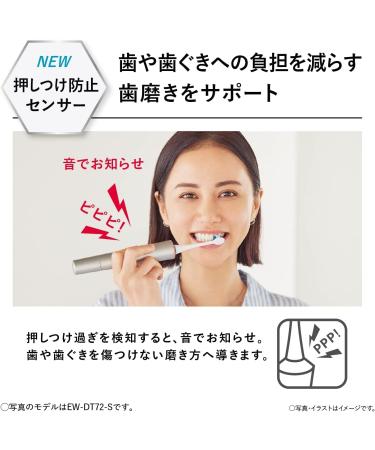 Panasonic EW-DP56 Doltz High Grade Bluetooth Electric Toothbrush (Silver) | 2022 Model | Japan Import - Buy Online on GoSupps.com