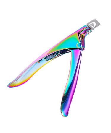 Tingdongwei nail clippers nail tips clipper manicure tip cutter tailor stainless steel tipcutter for artificial nails fingernails false nails (colors)