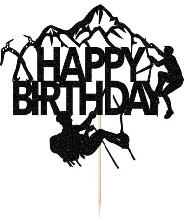 LVEUD rock-climb Happy birthday Cake Topper Omasaki eight items Extreme master of six lives Happy Birthday Sports Theme Birthday Party Cake Decoration (rock-climb) - Buy Online on GoSupps.com