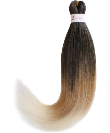 Xtrend 30 Inch EZ Braids 8Packs Long Ombre Pre-Stretched Easy Braiding Hair Extensions for Box Braids Hair Hot Water Setting Synthetic Fiber Hair Extensions 3 Tones 1B/27/613# 30 Inch (Pack of 8) 1B27613# - Buy Online on GoSupps.com